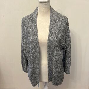 Banana Republic black white long sleeve open cardigan Size S EUC